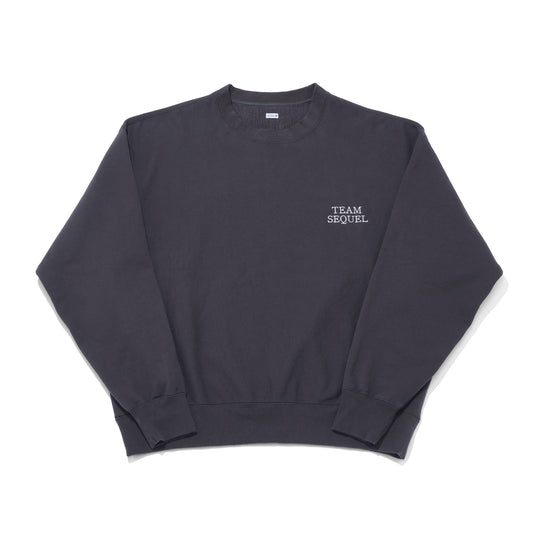 SEQUEL / CREW NECK SWEAT / SQ-25AW-CS-02 / VINTAGE BLACK