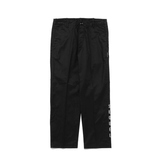 SEQUEL / CHINO PANTS (TYPE-F) / BLACK / SQ-25SS-PT-11