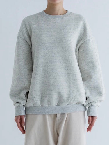 MEYAME / SWITCHING PATTERN SWEAT / HEATHER GRAY / MEY-2209