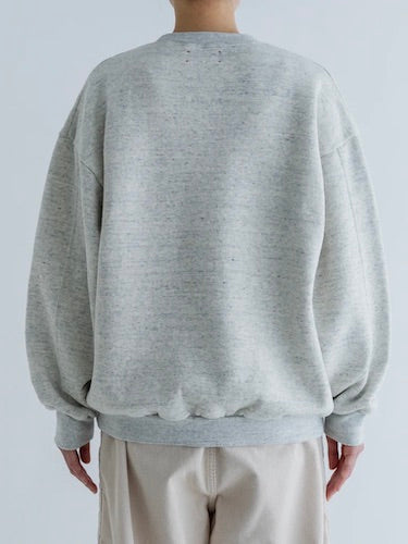 MEYAME / SWITCHING PATTERN SWEAT / HEATHER GRAY / MEY-2209