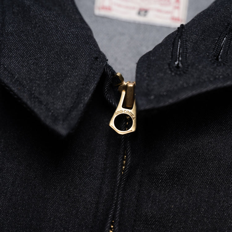 BONCOURA / Dog Ear Jacket West Point Denim / BLACK