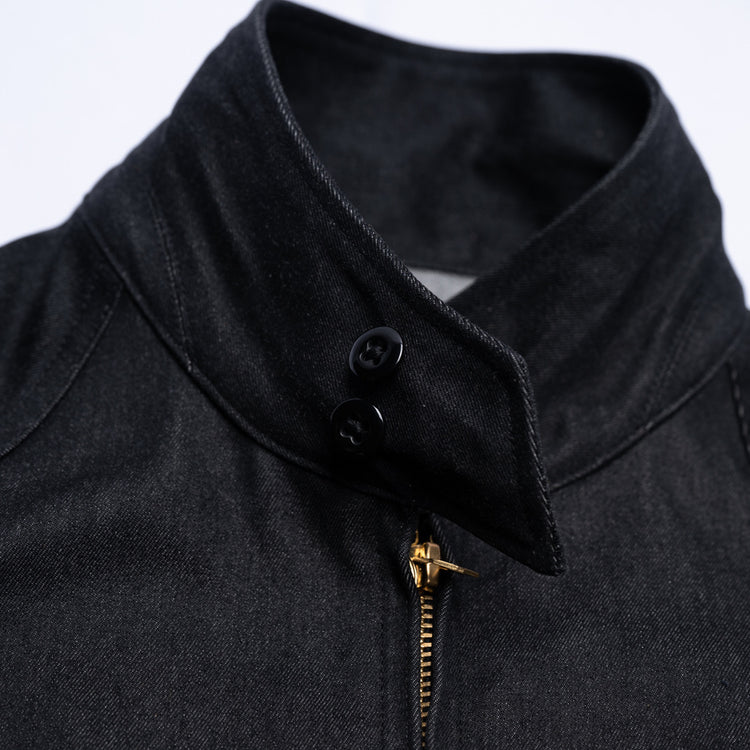 BONCOURA / Dog Ear Jacket West Point Denim / BLACK