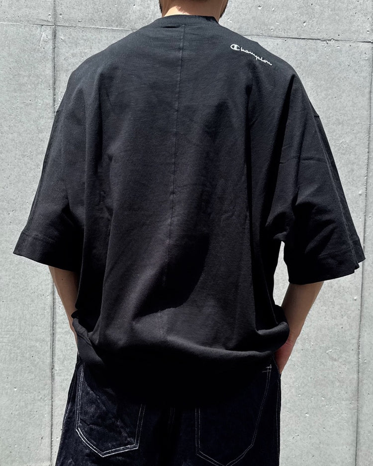 N.HOOLYWOOD / HENLEY T-SHIRT / BLACK / C8-B359