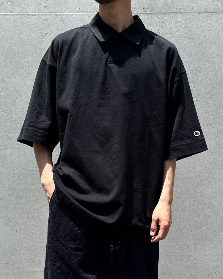 N.HOOLYWOOD / POLOSHIRT / BLACK / C8-B358