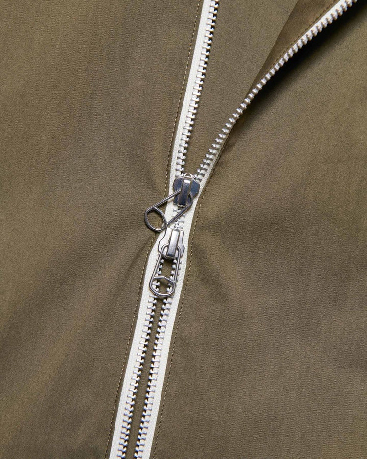 SOPHNET. / LIGHT POPLIN ZIP-UP HOODIE / KHAKI / SPNT-252061
