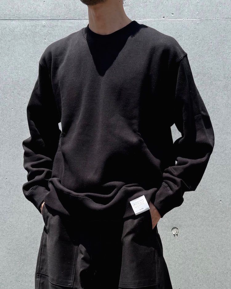 HYKE / SWEAT SHIRT / BLACK / 12415