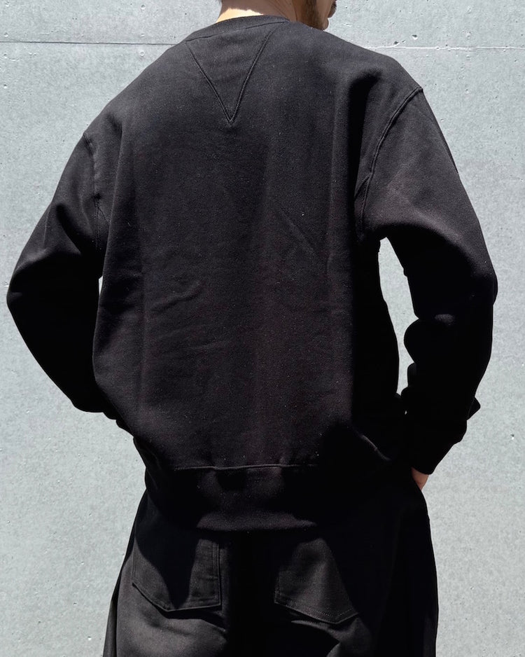 HYKE / SWEAT SHIRT / BLACK / 12415