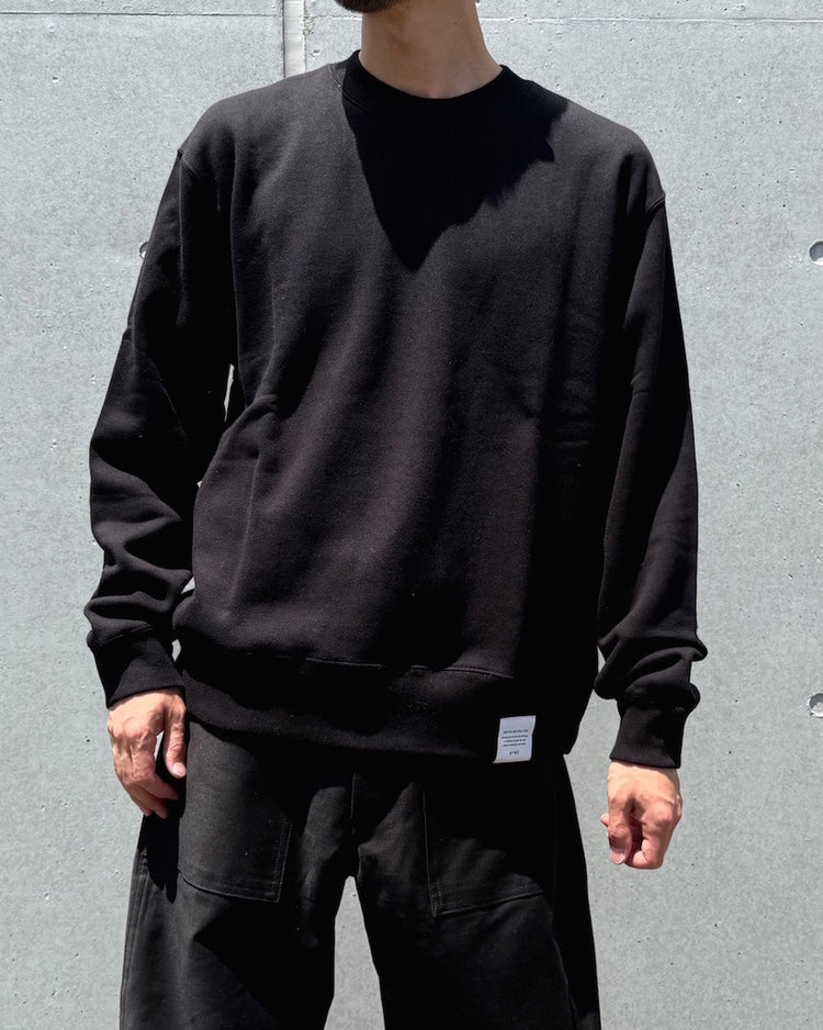 HYKE / SWEAT SHIRT / BLACK / 12415