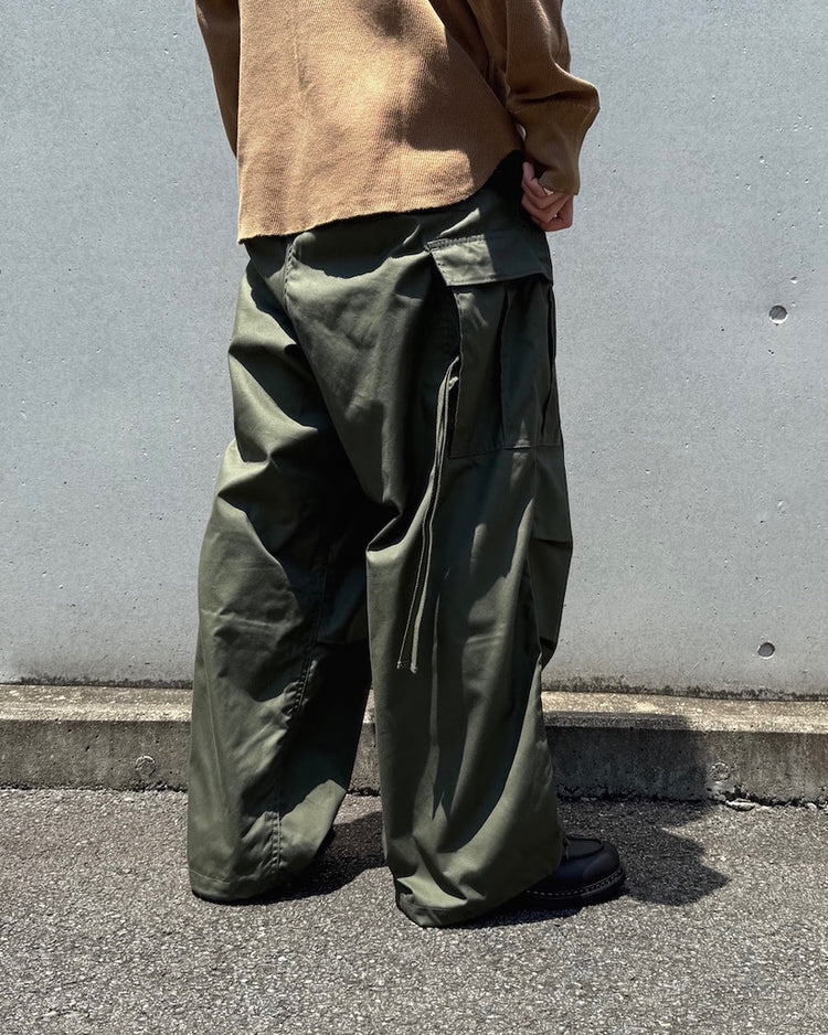 HYKE / N/C TYPE M-51 SHELL PANTS / OLIVE DRAB / 13305