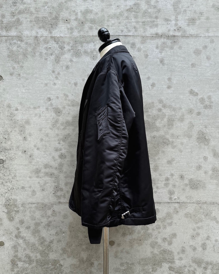 COMME des GARCONS HOMME / 綿ナイロンダブルツイル Tailor JKT / HP-J004-051-1 / BLACK