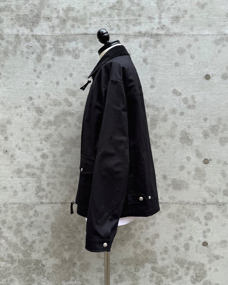 COMME des GARCONS HOMME / 綿ナイロンコーデュラ 3Layer Blouson / HP-J009-051-1 / BLACK