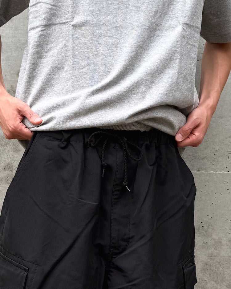 COMME des GARCONS HOMME / 綿ナイロングログラン Easy Cargo Pants / HP-P006-051-1/ BLACK