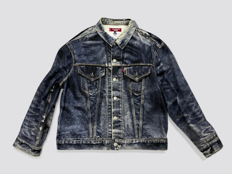 eYe JUNYA WATANABE MAN / 『BerBerJin』『Levi's』70505 TRIPLE NAME DENIM PRINT JACKET