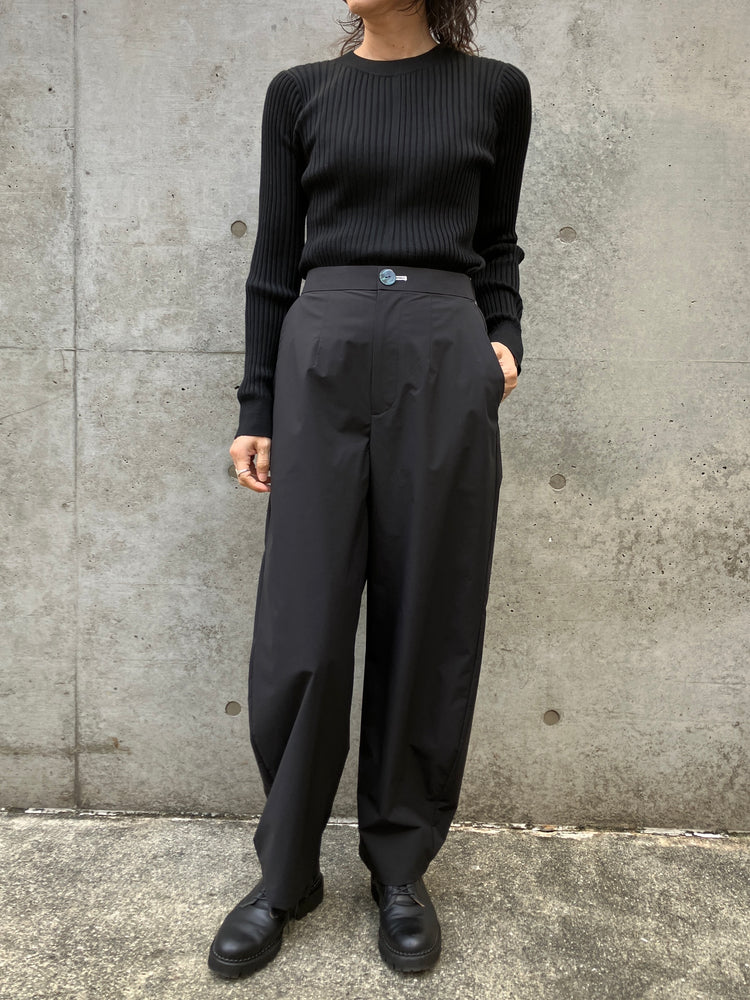 någonstans / cocoon pants / Black / 470IA431-0411