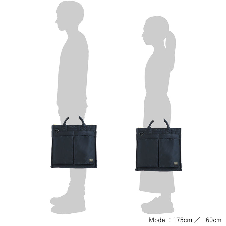 PORTER / TANKER SQUAER TOTE BAG(L)/ 622-27843 / アイアンブルー