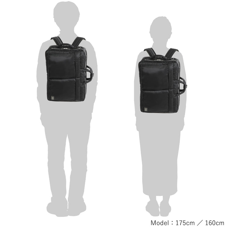 PORTER / TANKER 3WAY DOCUMENT BAG W zip / 622-26107 / BLACK