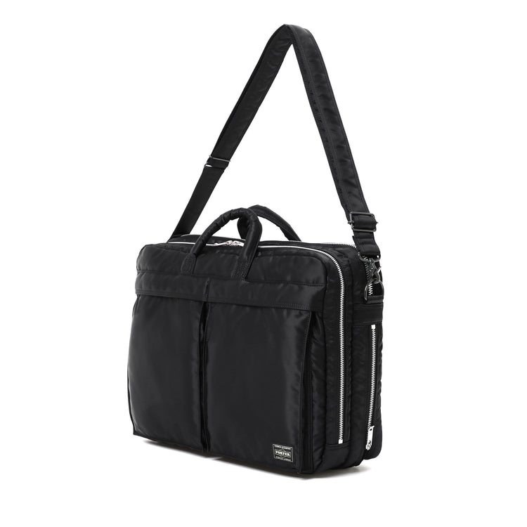 PORTER / TANKER 2WAY DOCUMENT BAG W zip / 622-15151 / BLACK