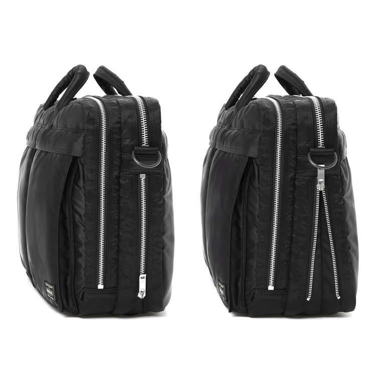 PORTER / TANKER 2WAY DOCUMENT BAG W zip / 622-15151 / BLACK