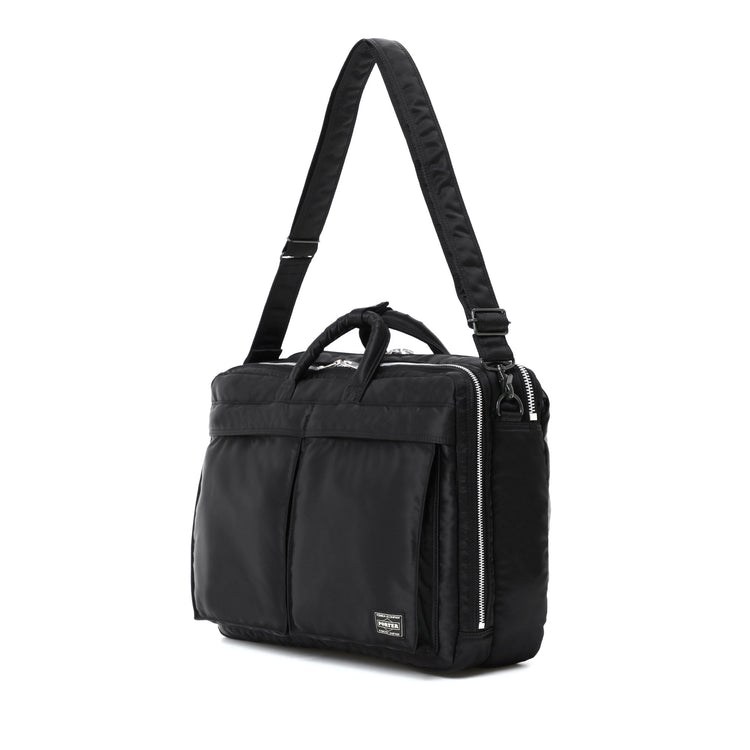 PORTER / TANKER 3WAY DOCUMENT BAG W zip / 622-26107 / BLACK