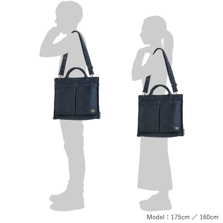 PORTER / TANKER SQUAER TOTE BAG(L)/ 622-27843 / アイアンブルー