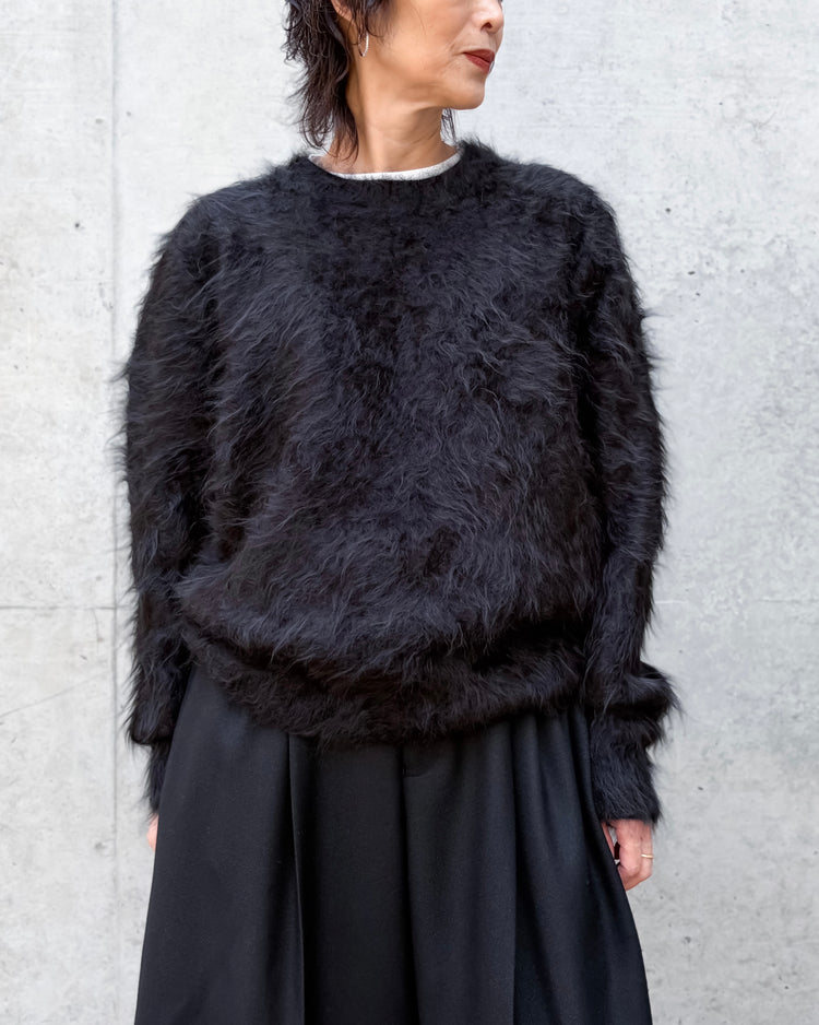 BLAMINK / 7G カシミアファーニット / BLACK / 7913-2-000006