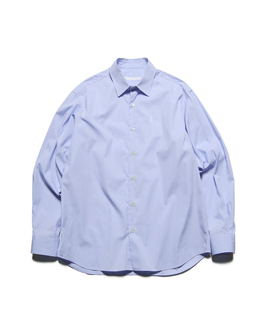SOPHNET. / SUVIN GIZA RELAX-FIT SHIRT / BLUE(STRIPE) / SPNT-260010