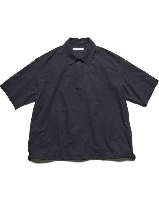 SOPHNET. / 4WAY STRETCH POLO / BLACK / SPNT-260047