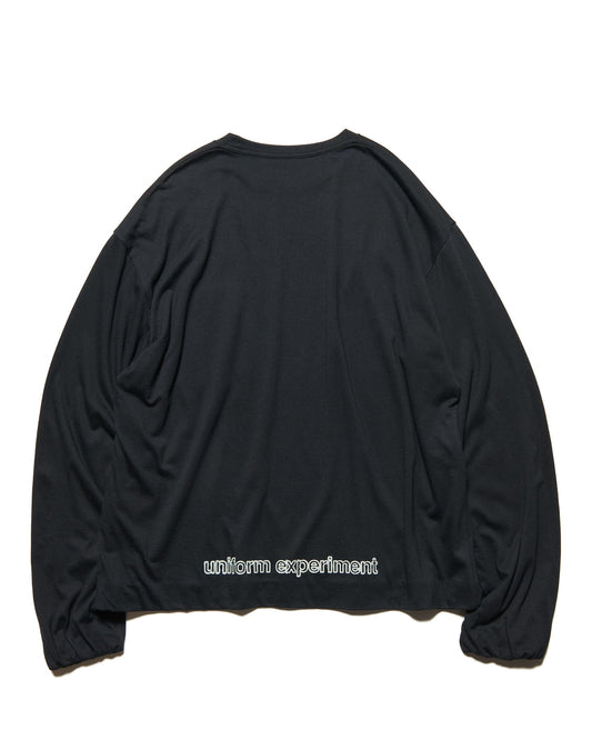 uniform experiment / IN-SEWING L/S TEE / BLACK / UE-252008