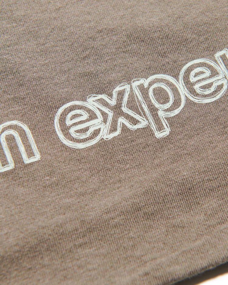 uniform experiment / IN-SEWING L/S TEE / LIGHT BROWN / UE-252008