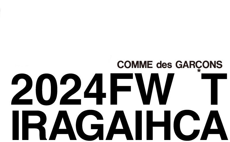 8.3(sat) COMME des GARCONS 2024FW launch