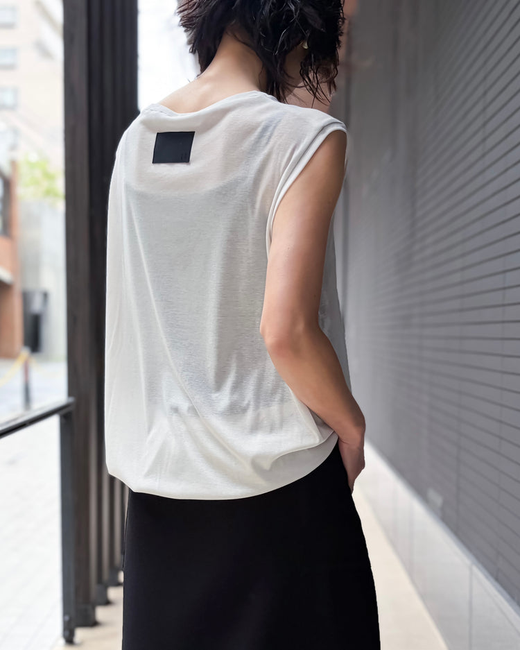 COGTHEBIGSMOKE / NELLY SLEEVELESS TOP / ICE GREY