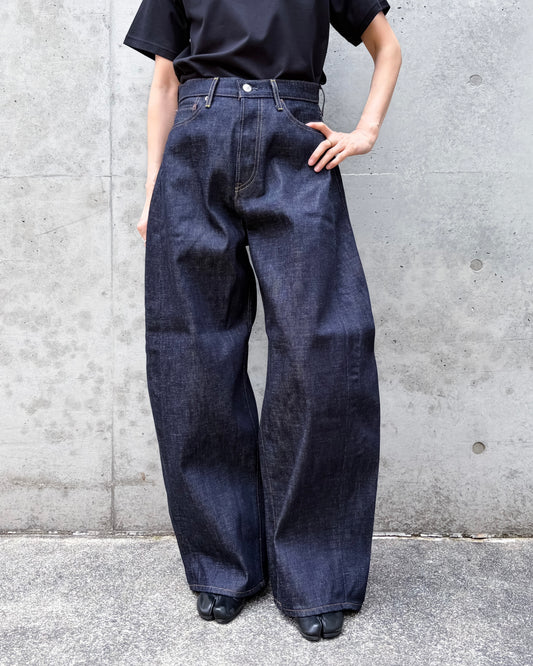 HYKE / BARREL-LEG DENIM JEANS / Original Blue / 13382 /