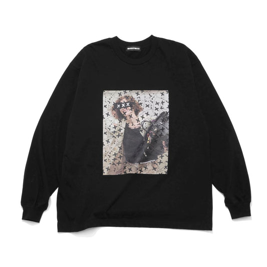 GOD SELECTION XXX / LONG SLEEVE T-SHIRT / BLACK / GX-S25-LT-01
