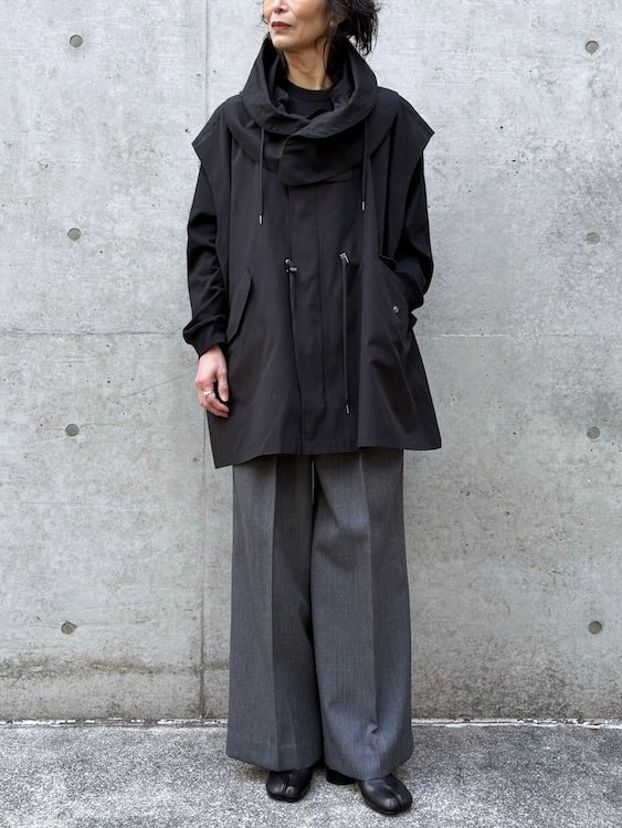 VACHEMENT / Taffeta Mods Vest / Black / VM-23-300