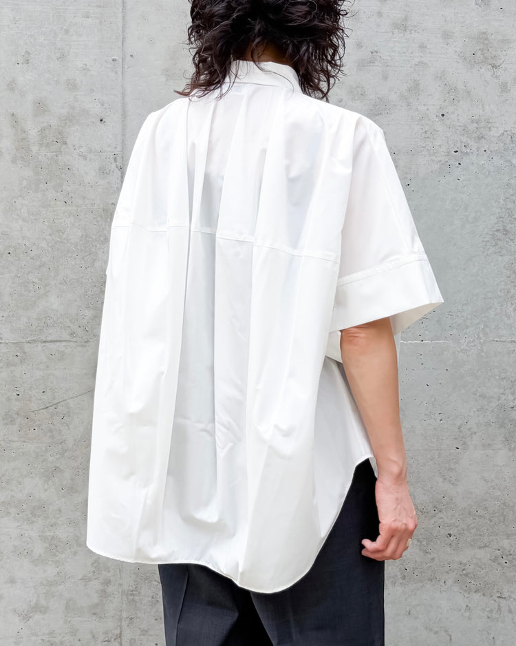 någonstans / drape shirt / salt / 470JS430-1121