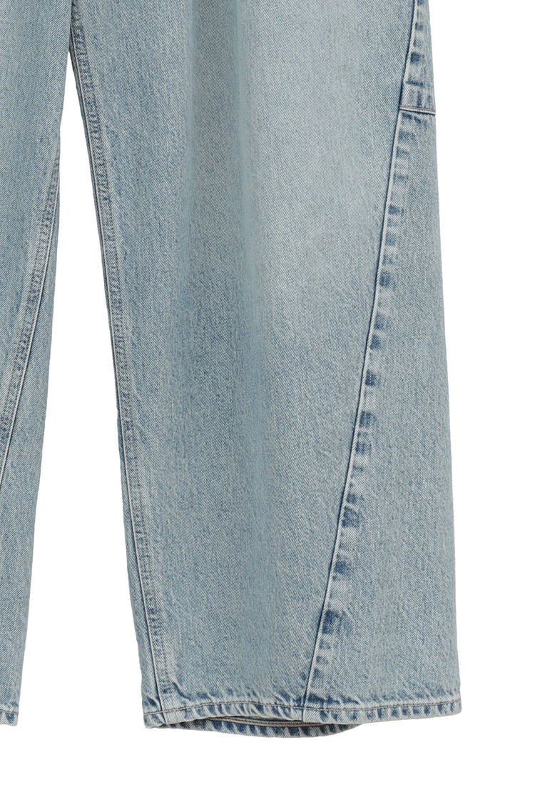 CLANE / COCOON BULKY DENIM PANTS / BLUE / 10111-7043