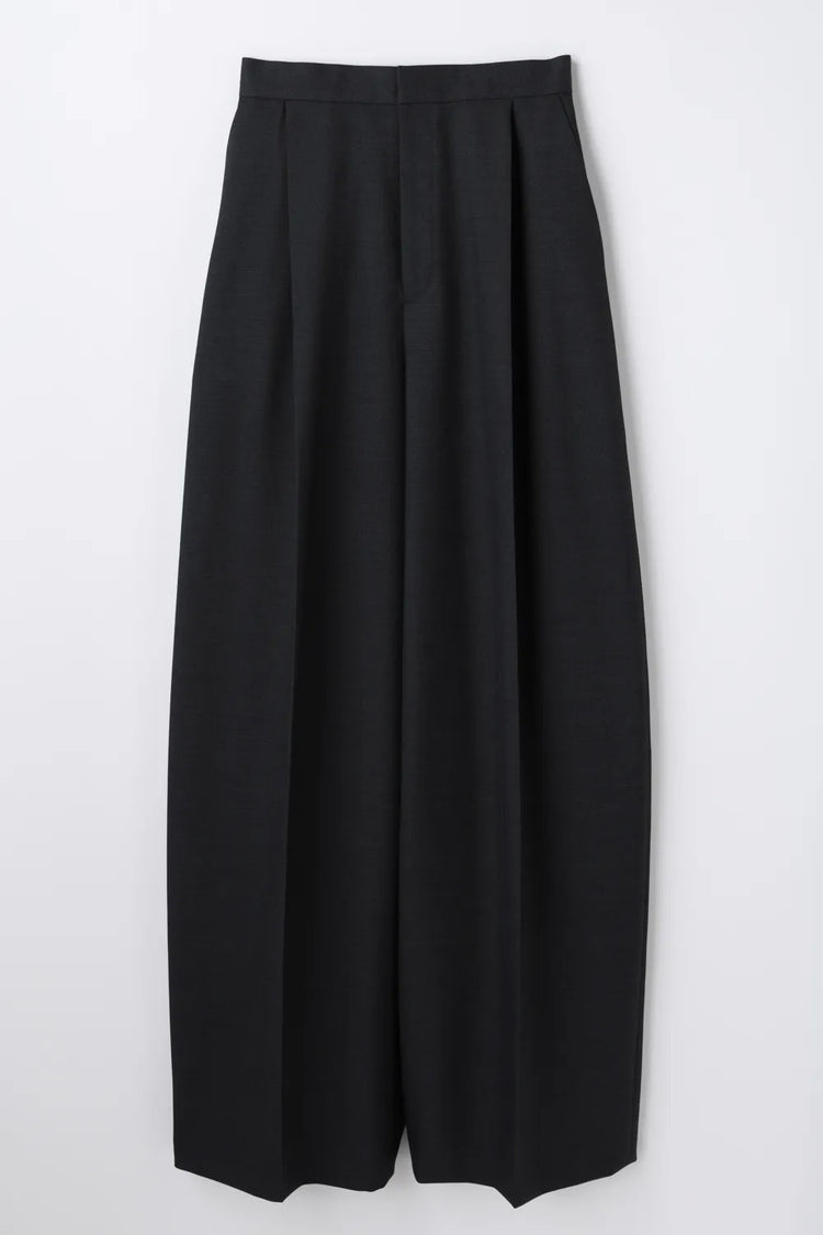 ENFÖLD / SEMI EASY CP FIG PANTS / CharcoalGray / 300JA731-1501