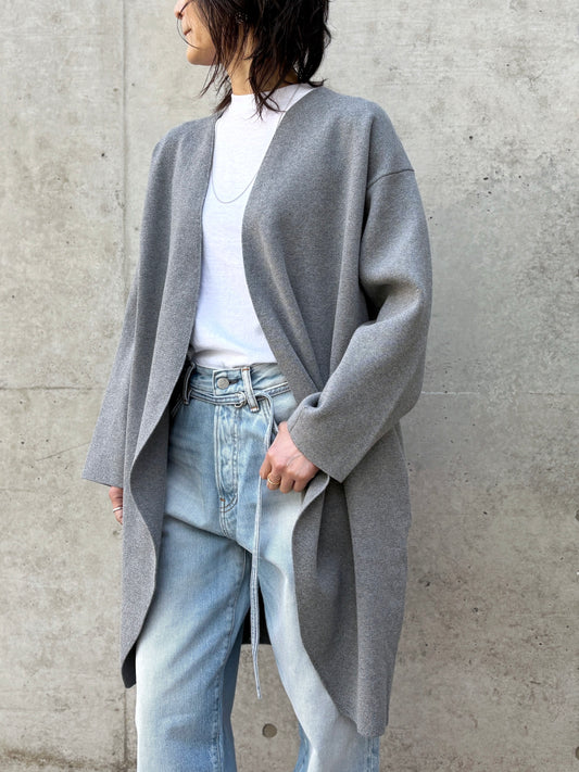 GALERIE VIE / ミラノリブモーニングコート / GRAY / 230861081030