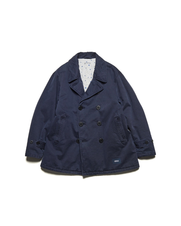 uniform expriment / MILITARY PEA COAT / NAVY / UE- 262000