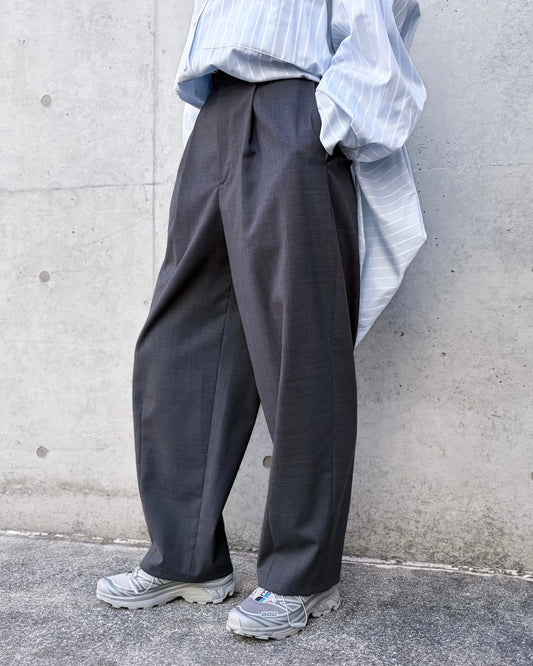 ENFÖLD / FORM TROUSER / C.GRAY/ 300JS431-2701