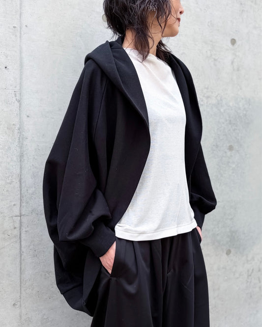 COGTHEBIGSMOKE / NICOLETTE BORERO HOODY / BLACK