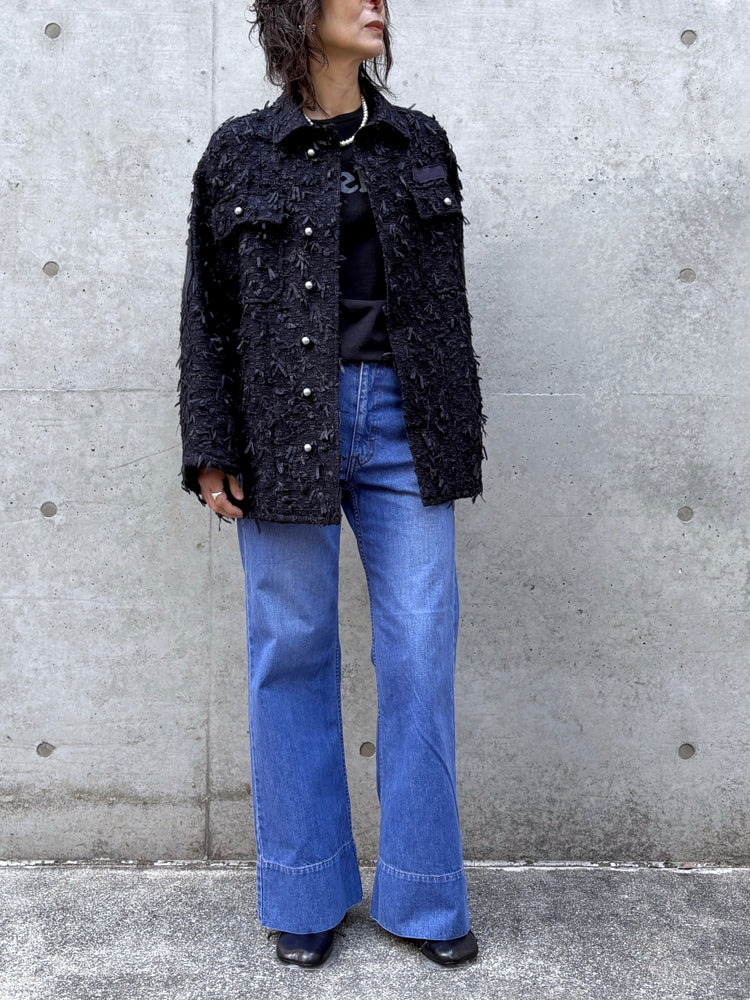 MADISONBLUE / MILITARY JK RIBBON TWEED / NAVY / MB251-1101EX