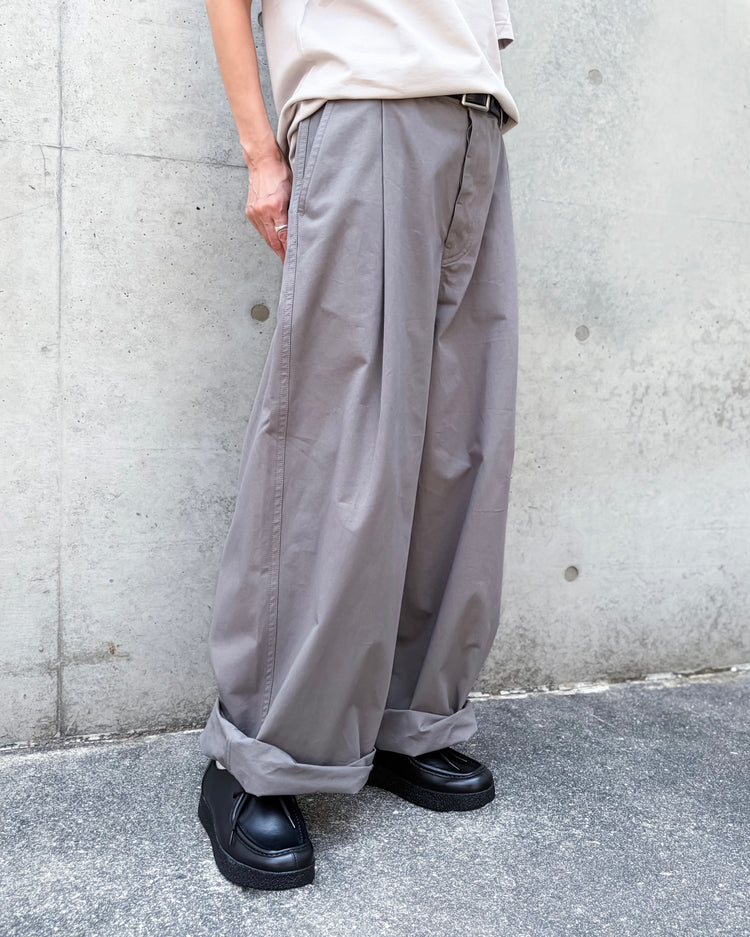 SOFIE D'HOORE / DARTED PANT(Compact winter cotton) / TURTLE / PASADENA-COA