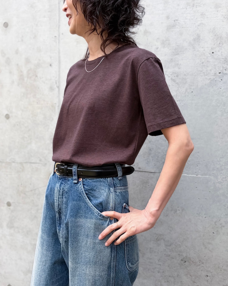 THE SHINZONE / takes. Women's Tee / BROWN / 21ATACU01