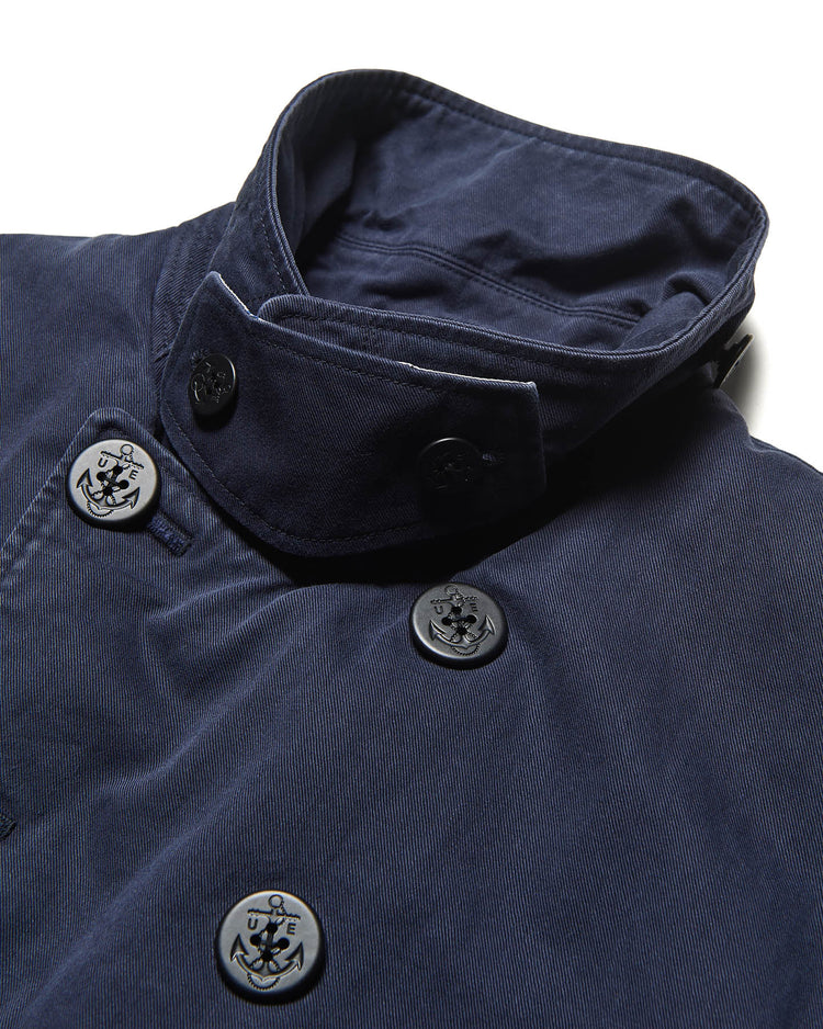 uniform expriment / MILITARY PEA COAT / NAVY / UE- 262000