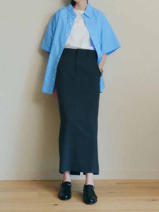 THE SHINZONE / CHRYSLER SKIRT / DARK GRAY / 24SMSSK02