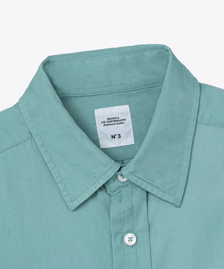 BEDWIN & THE HEARTBREAKERS / S/S EMBROIDERED SHIRT "BLUNT" / MINT・26SB1759