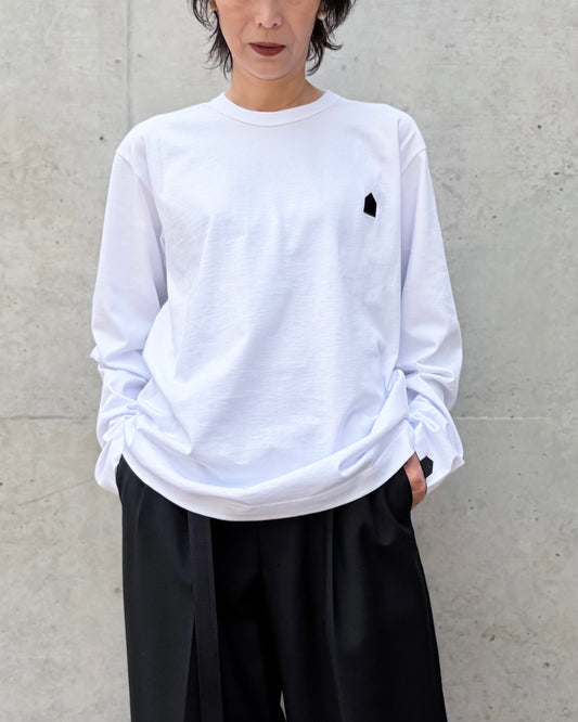 DSM kei ninomiya / FOOTBALL BACK PRINT LONG SLEEVE TEE / WHITE / DSM02T028