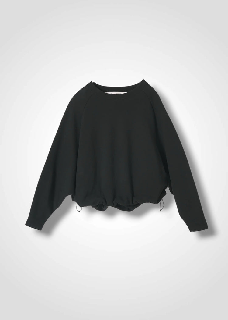 COGTHEBIGSMOKE / OLIVER PUFF HEM TOP / BLACK