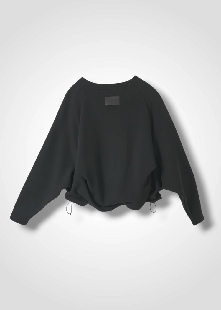 COGTHEBIGSMOKE / OLIVER PUFF HEM TOP / BLACK